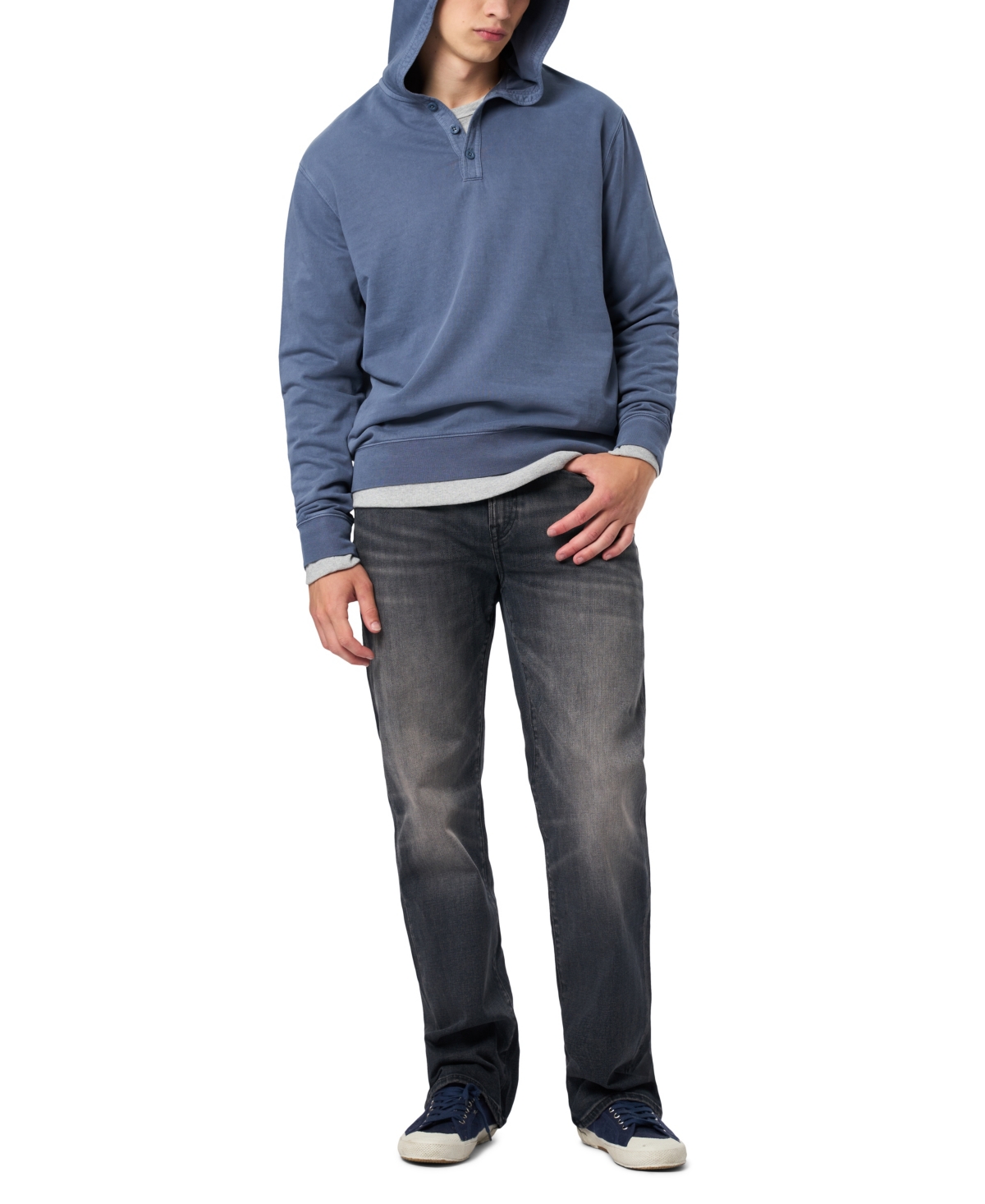 Buffalo David Bitton Men's Ruffer Relaxed Straight Jeans In Black