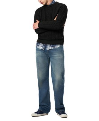 Men's Easy Fit Straight Ruffer Jeans