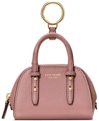 Charmed Pebbled Leather Bag Charm