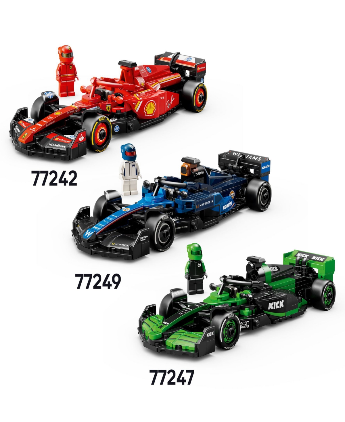Lego Speed Champions Aston Martin Aramco F1 Amr24 Race Car Building Toy 77245 In Multi