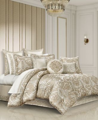 J Queen New York Amaretto Comforter Sets In Gold