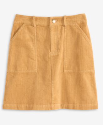 Women's Corduroy Mini Skirt, Macy's Exclusive