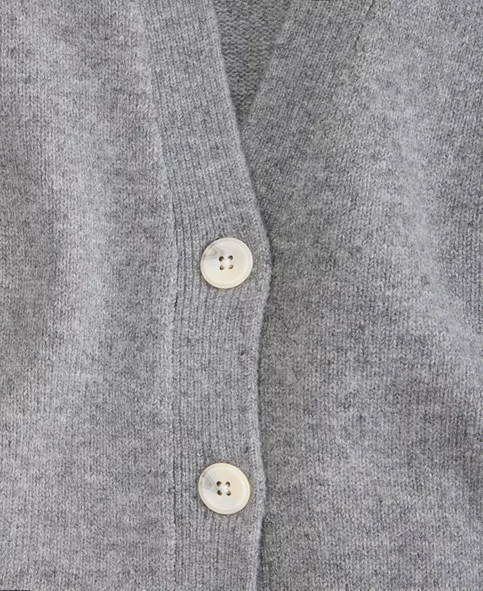 Women's Saddle Sleeve V-Neck Cardigan - thumbnail 8