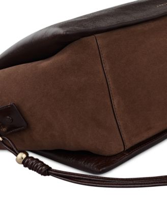 The Romilly Extra Large Leather Zip Top Grab Bag