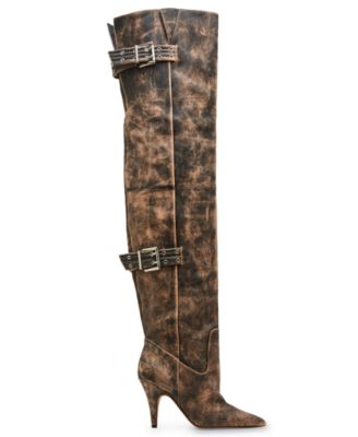 Women's Baddie Over-the-Knee Slouchy Dress Boots