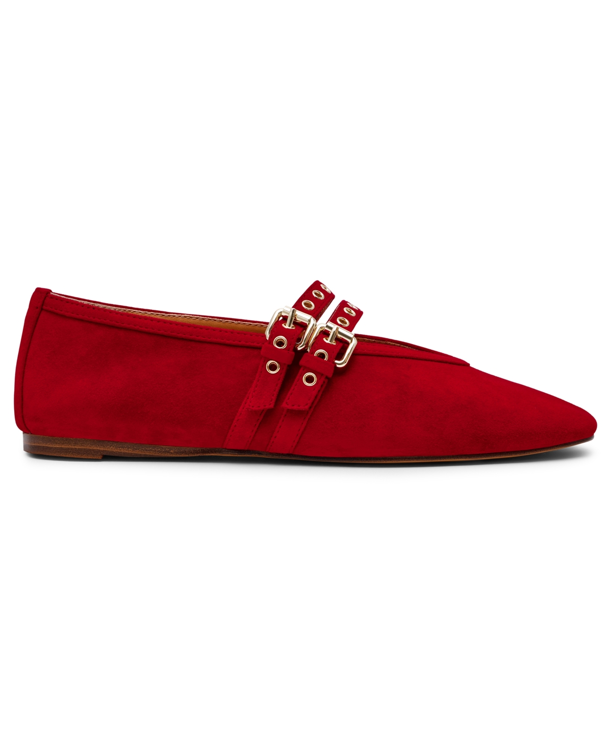 Steve Madden Women's Lydia Mary-jane Ballet Flats In Red
