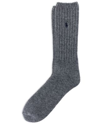 Men's Wool Rib Boot Single Socks