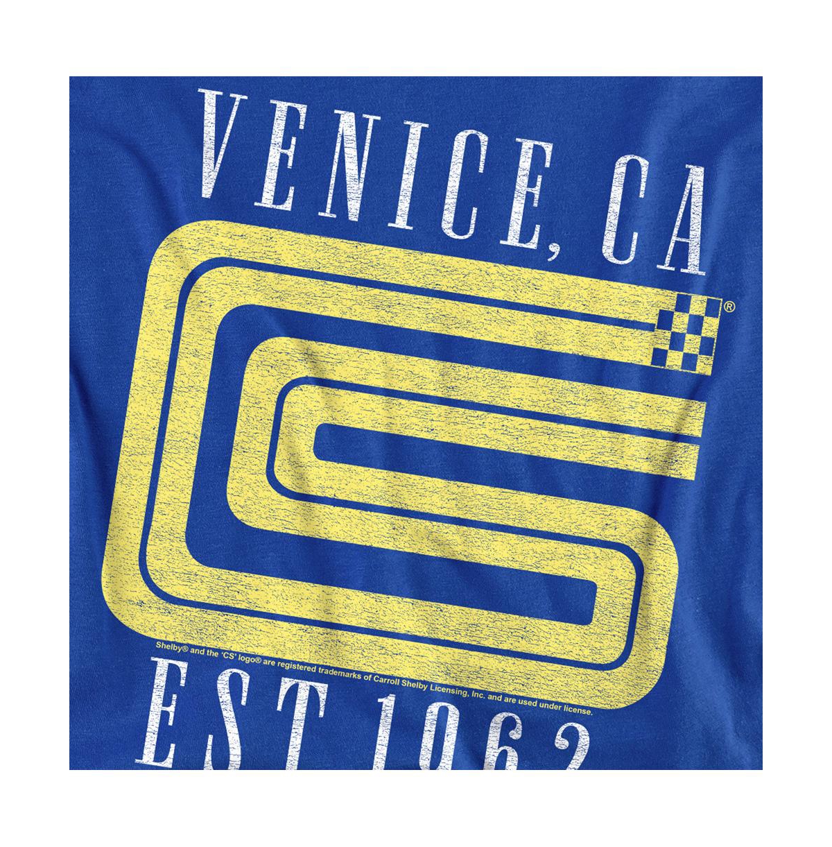 Logovision Men's Carroll Shelby Cs Logo Venice T-Shirt