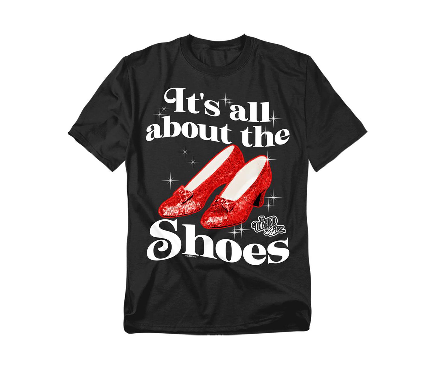 Мужская футболка Wizard Of Oz The All About The Shoes, цвет: Чёрный — фото 1