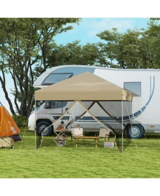 Set of 2 Folding Camping Chair, Portable Armchairs,