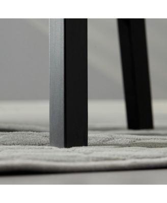 Wooden Farmhouse Dining Chairs Set of 2 with Cross Back,