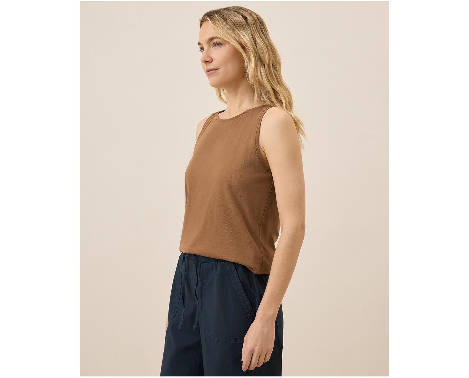 Women's Organic Cotton Softspun High Neck Tank
