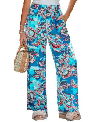 Women's Color Bloom Floral Pants