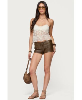 Women's Amarie Sheer Lace Halter Top