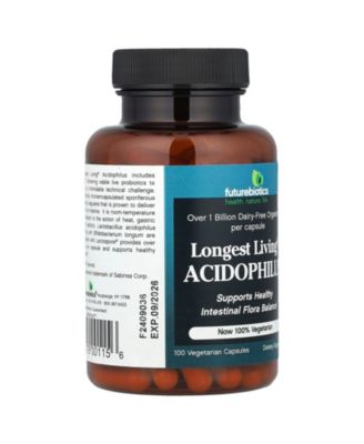 Longest Living Acidophilus , 100 Vegetarian Capsules