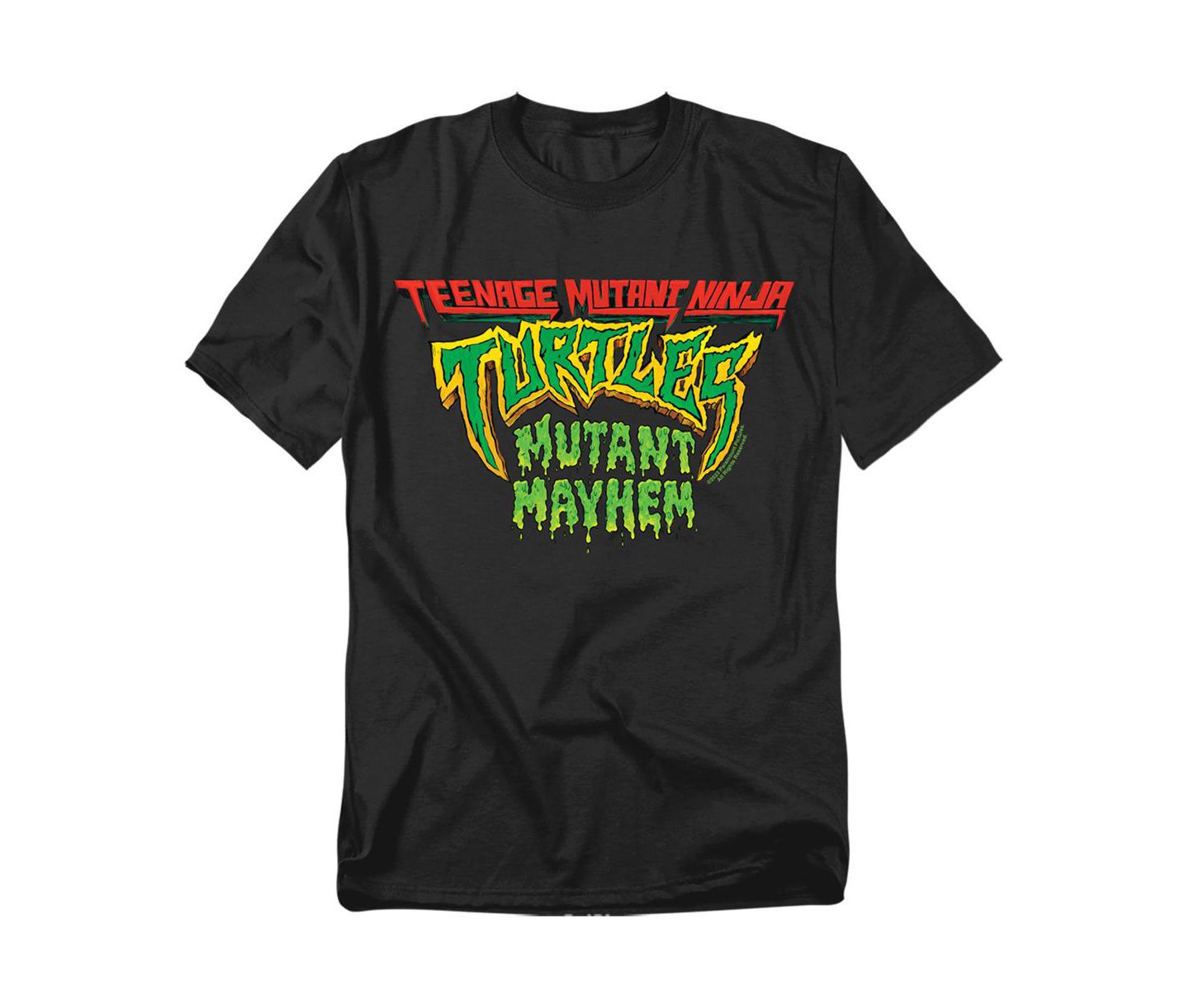 Мужская футболка Teenage Mutant Ninja Turtles Tmnt Mutant Mayhem Logo, цвет: Чёрный — фото 1