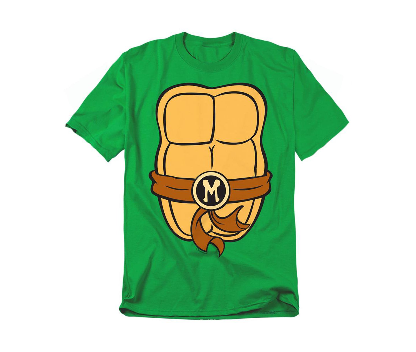 Мужская футболка Teenage Mutant Ninja Turtles Tmnt Michelangelo Chest, цвет: Зелёный — фото 1
