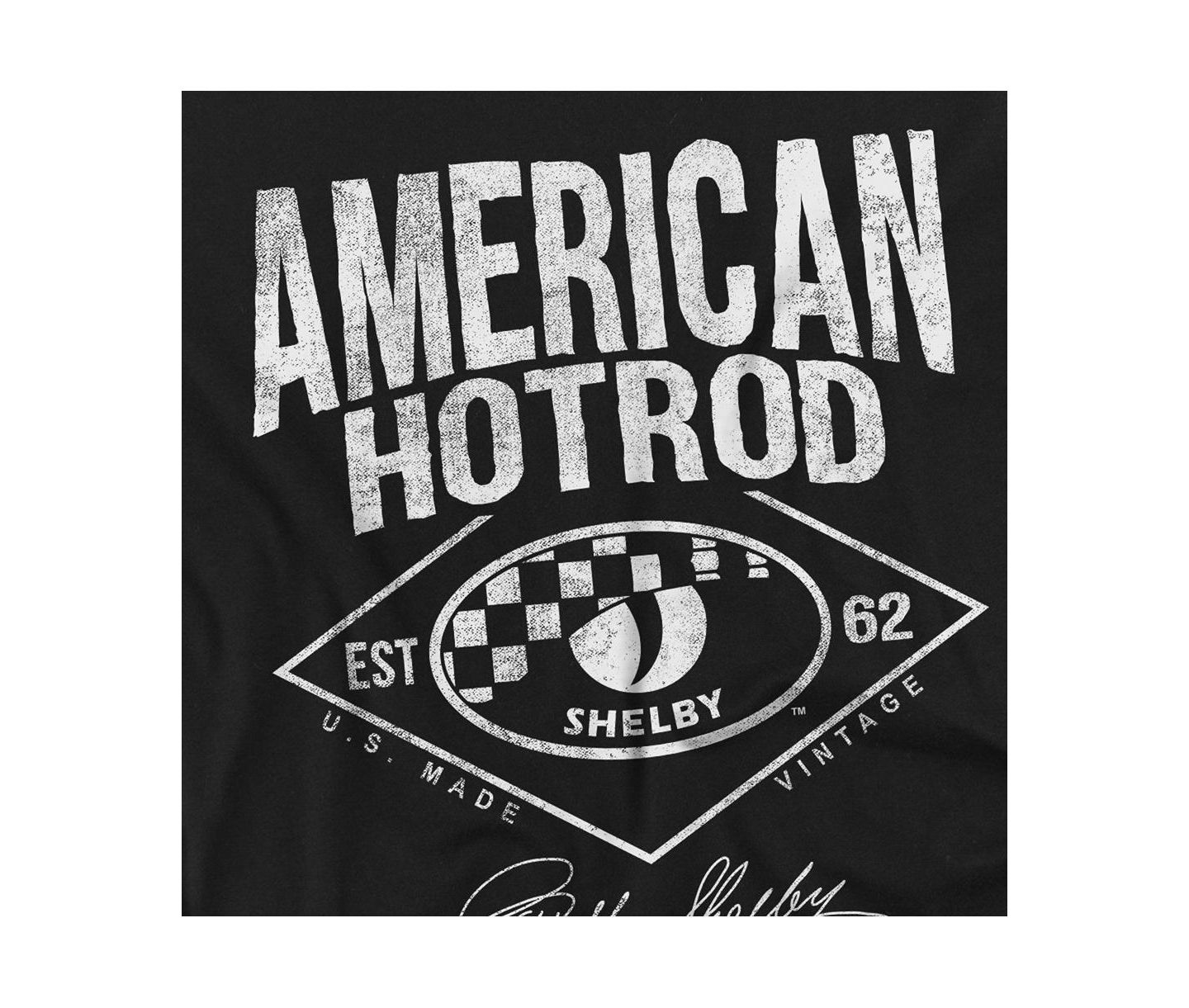 Мужская футболка Shelby Cobra Big & Tall Carroll Shelby American Hotrod, цвет: Чёрный — фото 3