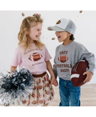 Little and Big Boys Dad's Football Buddy Sweatshirt