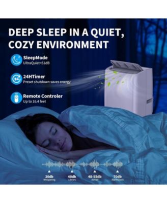 14,000 BTU Portable Air Conditioner - Efficient Cooling, Window Kit & Remote Included, White, Cools up to 750 Sq. Ft