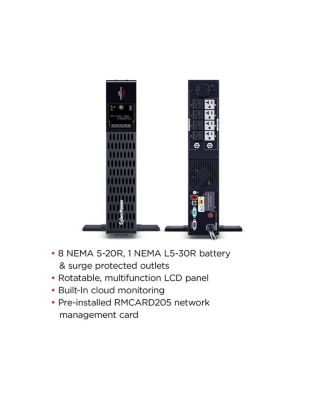 PR3000RT2UC 3000VA/3000W Smart App Sinewave Rack/Tower Convertible UPS System