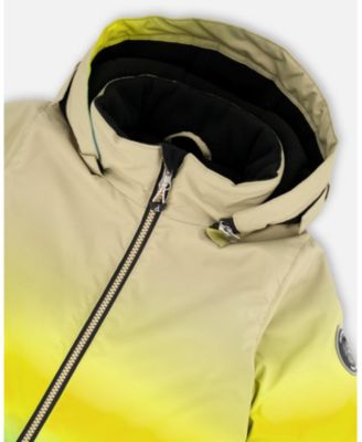 Toddler Boys Two-Piece Play Snowsuit with Gradient Jacket Black - Toddler|Child