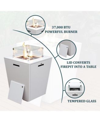 White Aluminum Outdoor Patio Chaise Lounge Chair With Arms