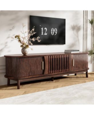 Modern Storage Cabinet Farmhouse TV Stand