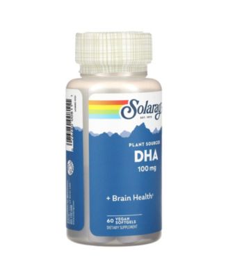 DHA  Plant Sourced  100 mg  -  60 Nutrition Softgels