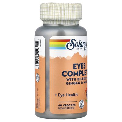 Eyes Complete With Bilberry  Gingko  & More  -  60 VegCaps