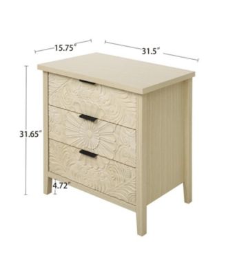 Storage Cabinet with 3 Drawer