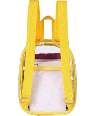 Clear Mini Backpack Stadium Approved for Little Boys & Girls, Transparent Backpack for Concert, Festival, Sport Events
