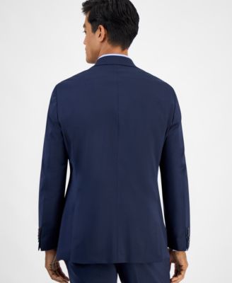 Men's Modern-Fit Solid Wool-Blend Suit Separate Jacket