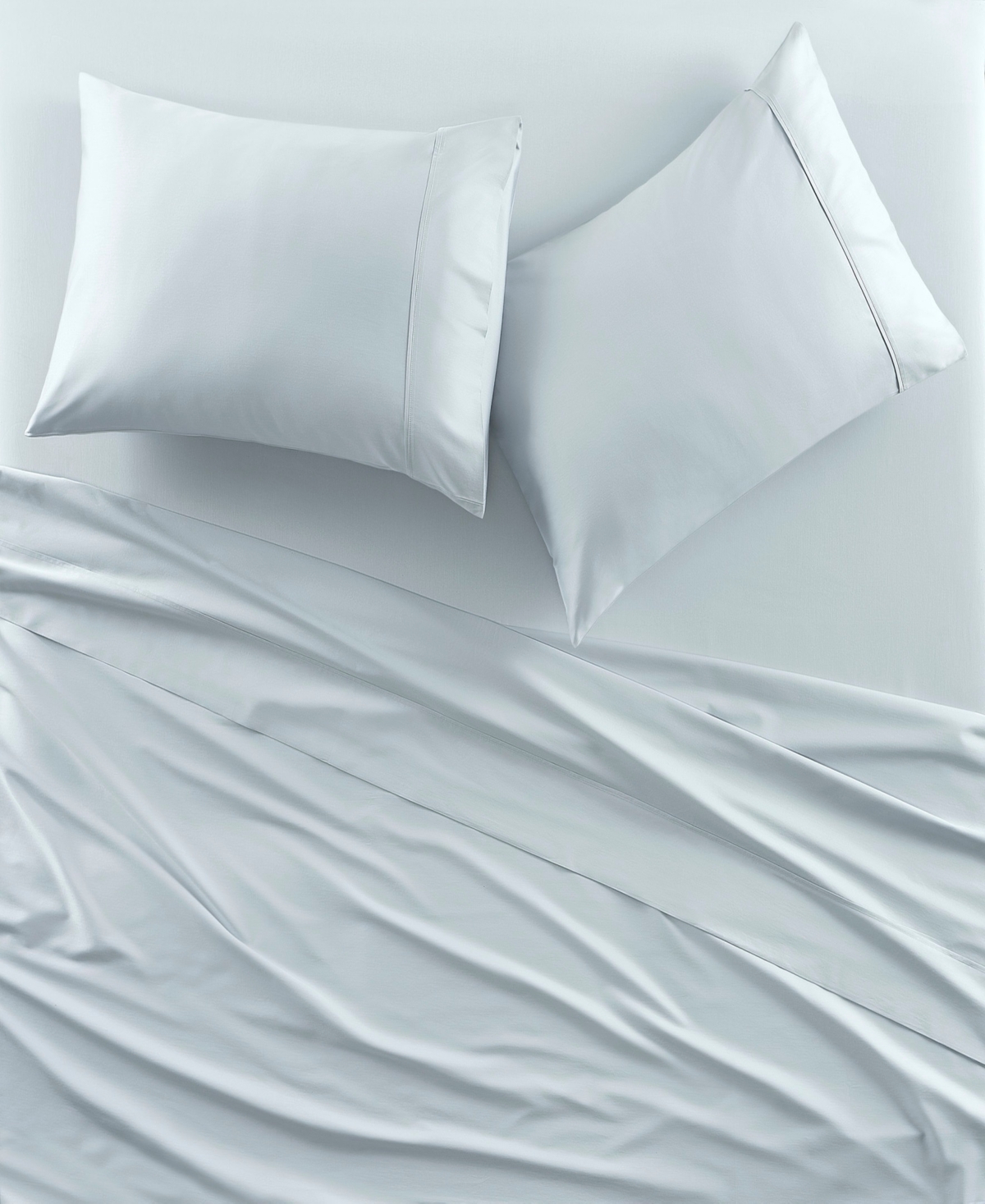 J Queen New York Premier 300 Thread Count Sateen 2-pc. Pillowcase, Standard In Silver