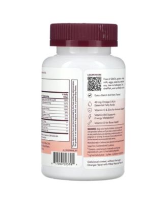 Women's Multi & Omegas  Sugar Free  Orange  -  60 Gummies