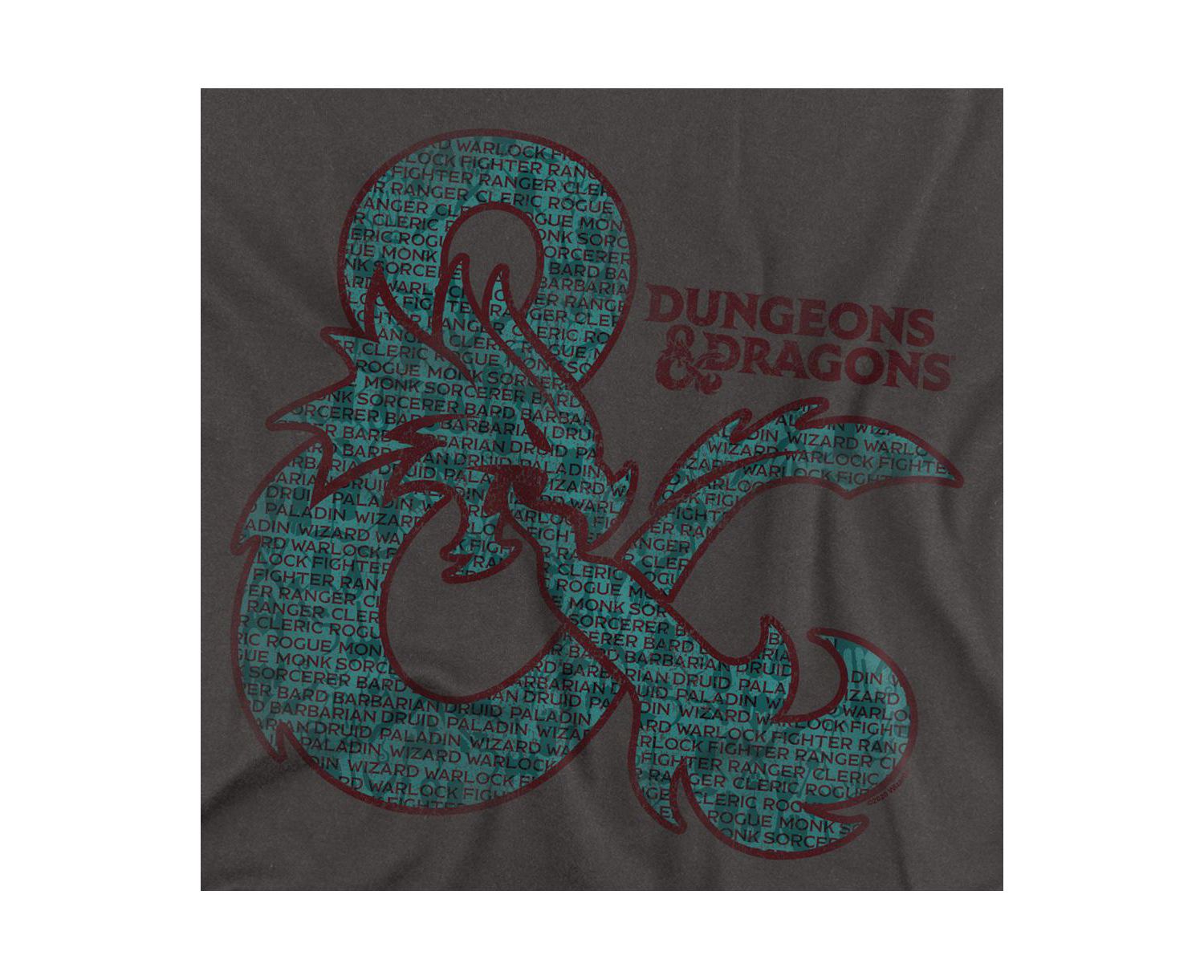 Men's Dungeons And Dragons Ampersand Classes T-Shirt