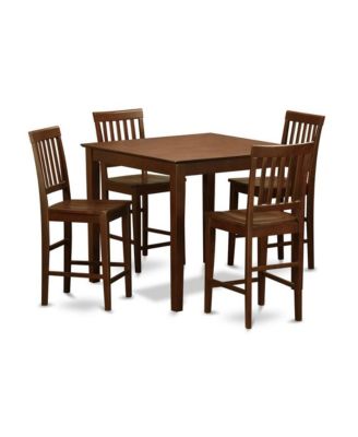 5  Pc  pub  Table  set-counter  height  Table  and  4  Kitchen  Chairs.