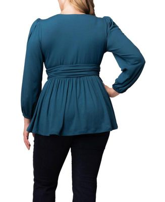 Plus Size Leah Long Sleeve Tunic Top