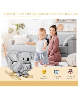 Kids Ride-On Rocking Horse Toy for Children 18-36 Months, Koala