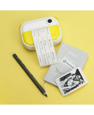 Camera Insta Wi 4-in-1 Instant Print Camera and Label Maker for Kids  12MP Photos, 1080P Video, 32GB microSD, for Age 5-15 (Teal)