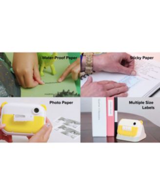 Camera Insta Wi 4-in-1 Instant Print Camera and Label Maker for Kids  12MP Photos, 1080P Video, 32GB microSD, for Age 5-15 (Teal)