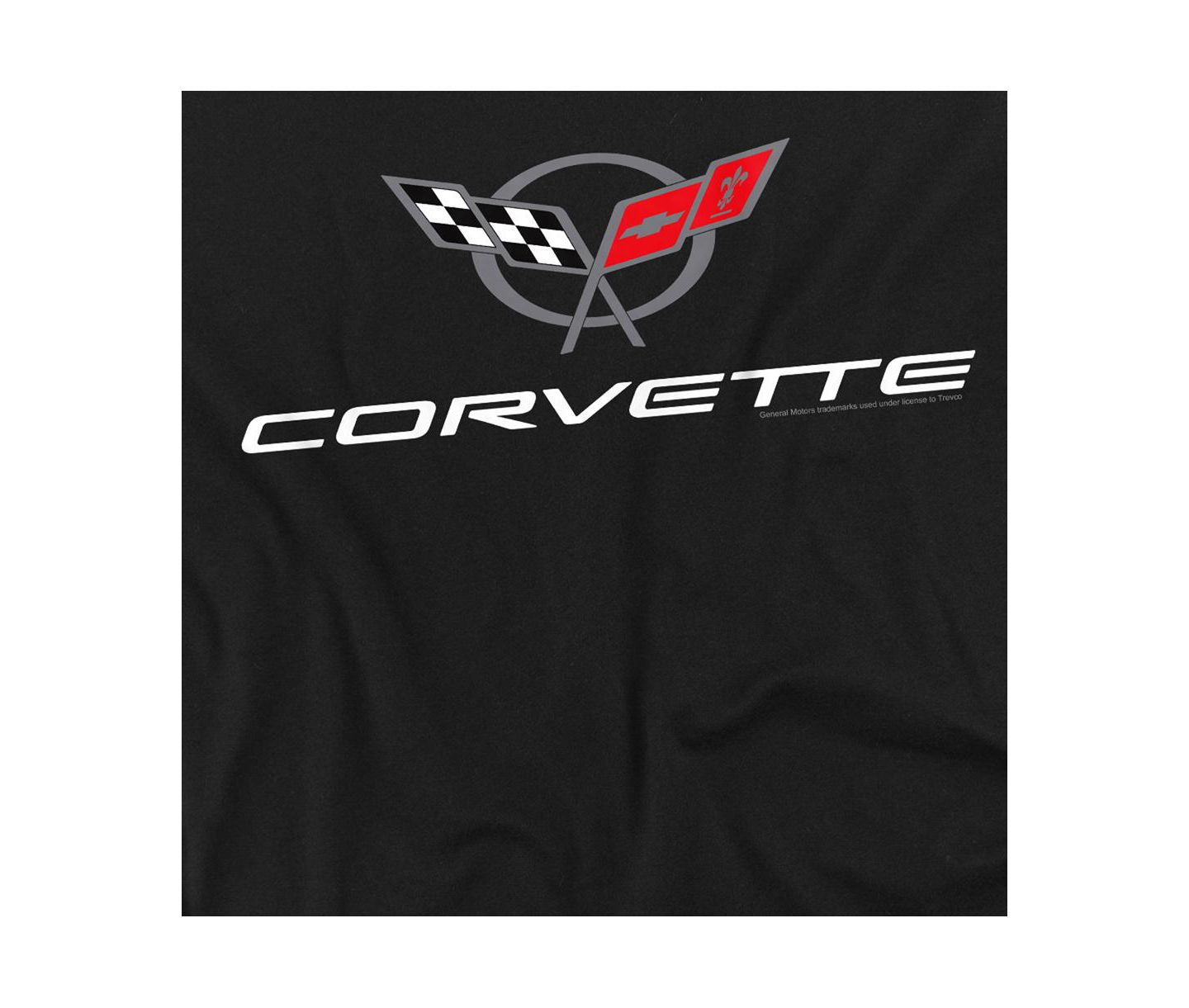 Мужская футболка Corvette Chevrolet Modern Emblem, цвет: Чёрный — фото 2