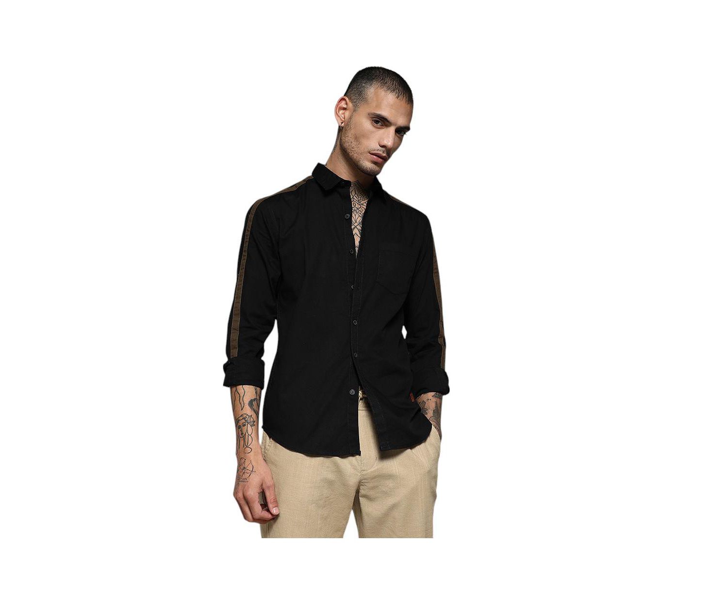Men's Side Striped Shirt