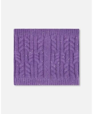 Girl Lined Winter Neckwarmer Lavender - Toddler|Child