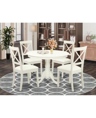 Table and 4 Kitchen Chairs Dining Room Set