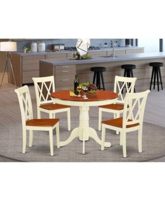 4 Wooden Dining Chairs and a Wonderful Modern Dining Table Dining Room Set