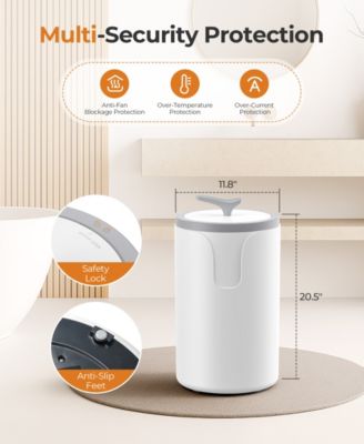 20L Electric Towel Warmer with 3 Heat Settings and Safety Timer