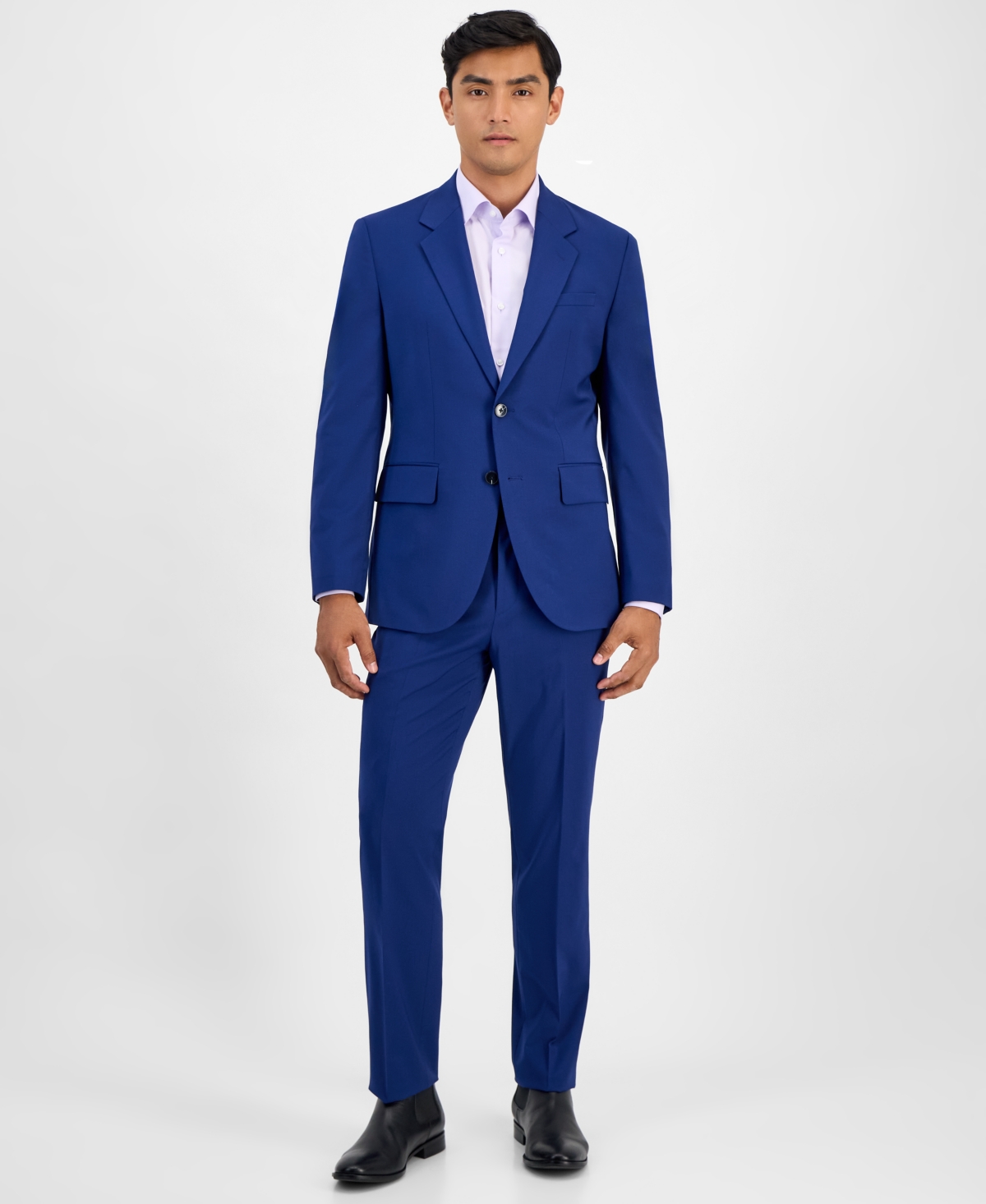 Hugo Boss Hugo By  Men's Modern-fit Solid Wool-blend Suit Separate Jacket In Blue