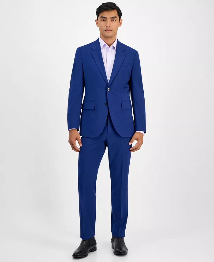 Men's Modern-Fit Solid Wool-Blend Suit Separate Jacket - thumbnail 4