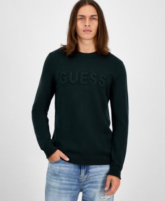 GUESS - Men's 3D Logo Crewneck Sweater